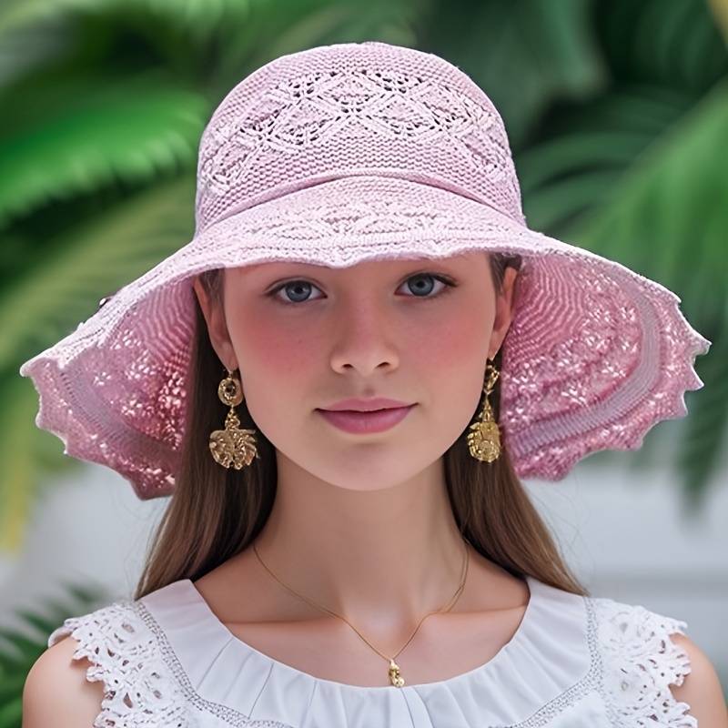 Fällbar Solhatt | Elegant Skydd - Casual Chic