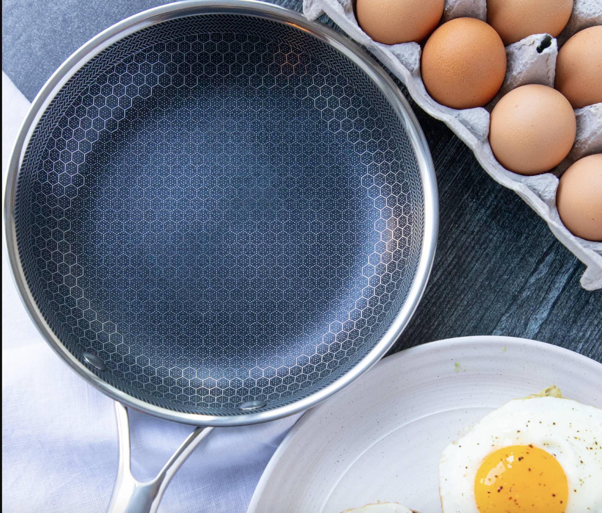 Repfria rostfria stålstekpanna med non-stick beläggning – ProCook Elite