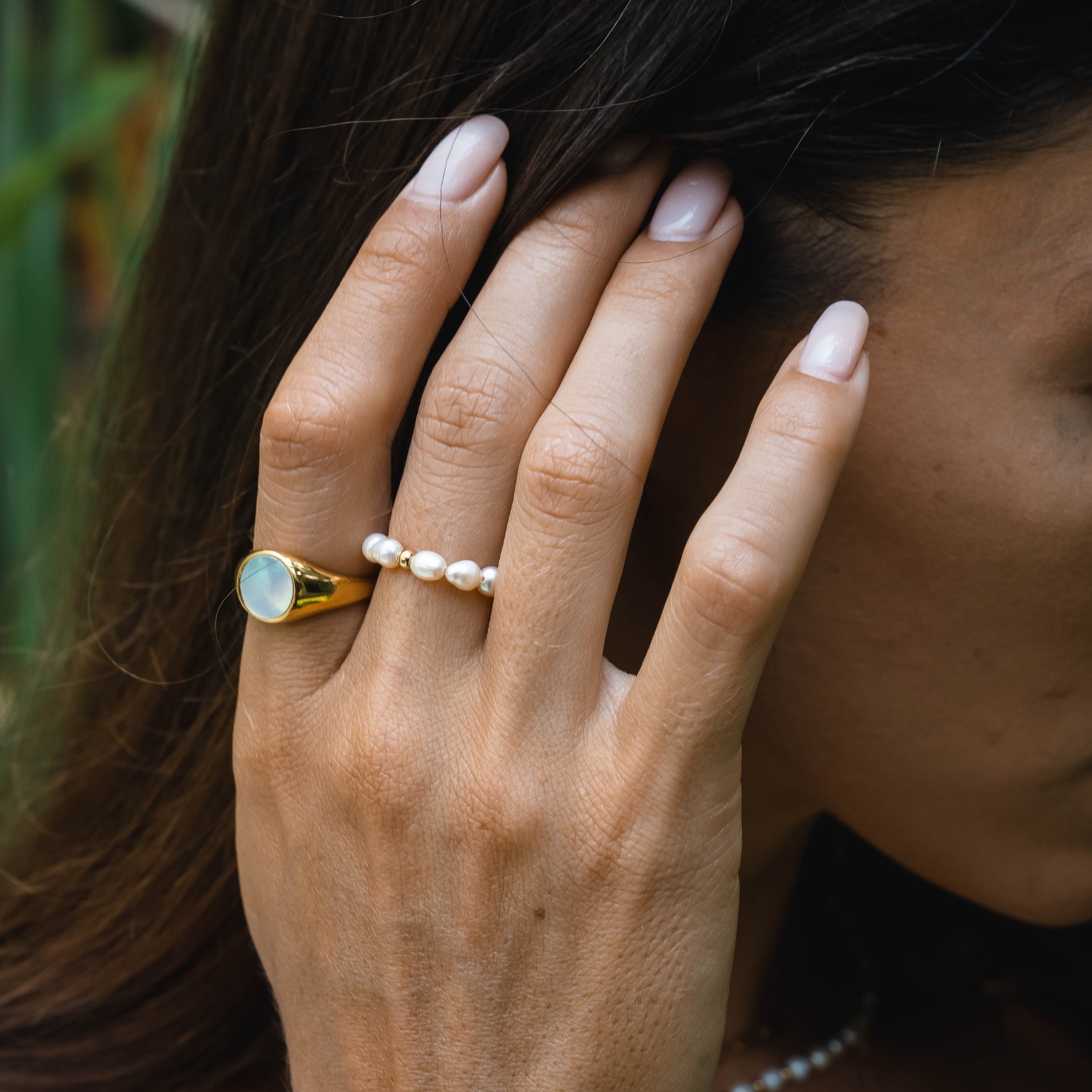 Ocean Pearl Ring för kvinnor – Pärla