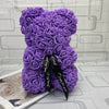 PetalCuddle Evig Rosbjörn | Romantisk konstgjord blomma nalle för Mors dag och firanden