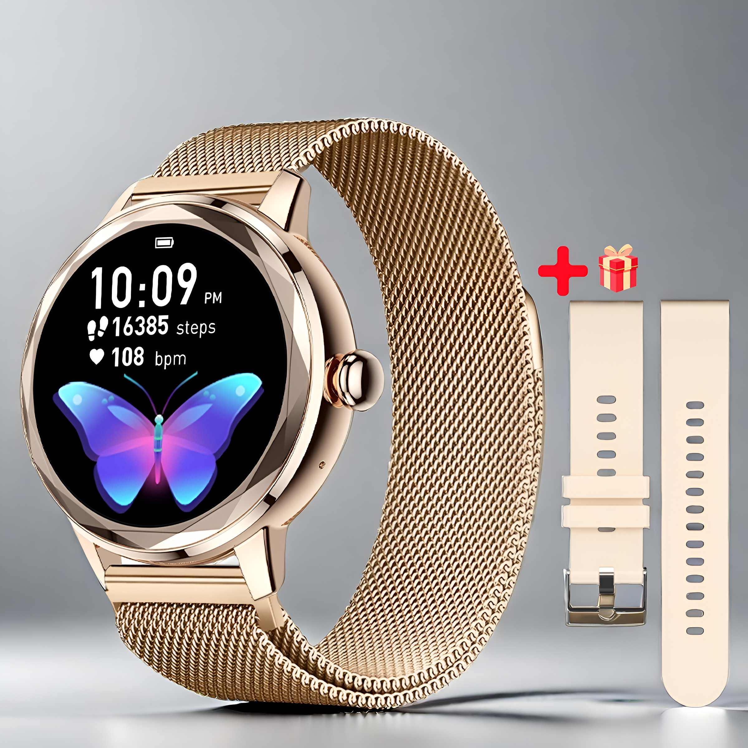 Luxe Galaxy Smartwatch för Kvinnor - Stilfull Funktionalitet