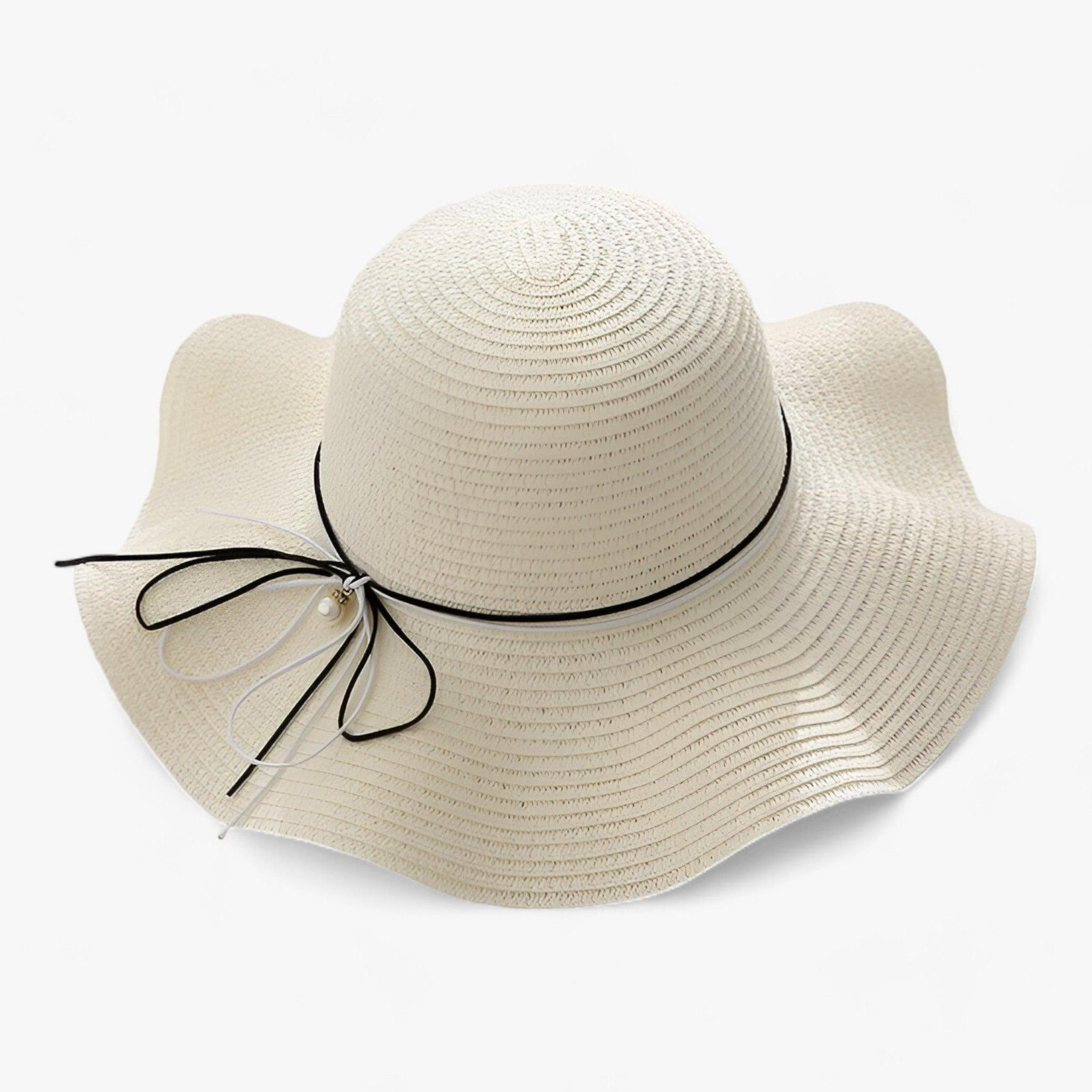 Luftig Damstrandhatt med Slips och UV-skydd – BreezeBow
