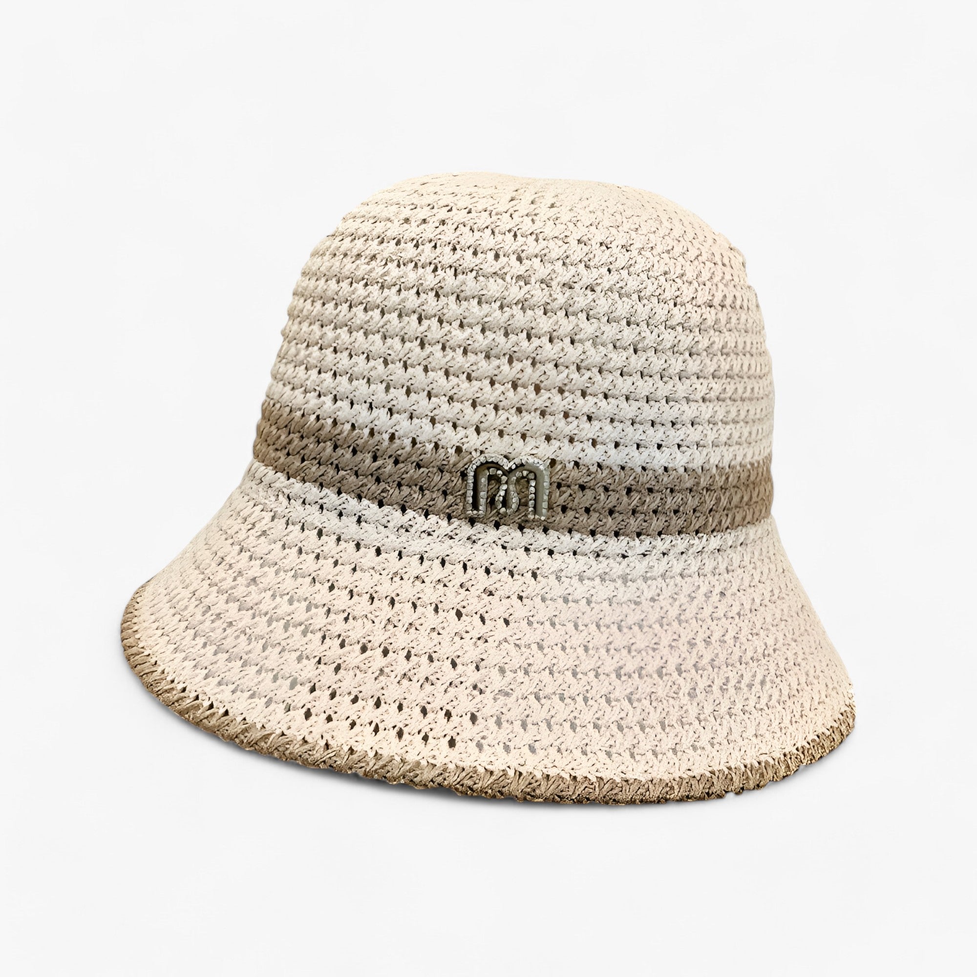 Trendy solhatt med bred skärm – Nele