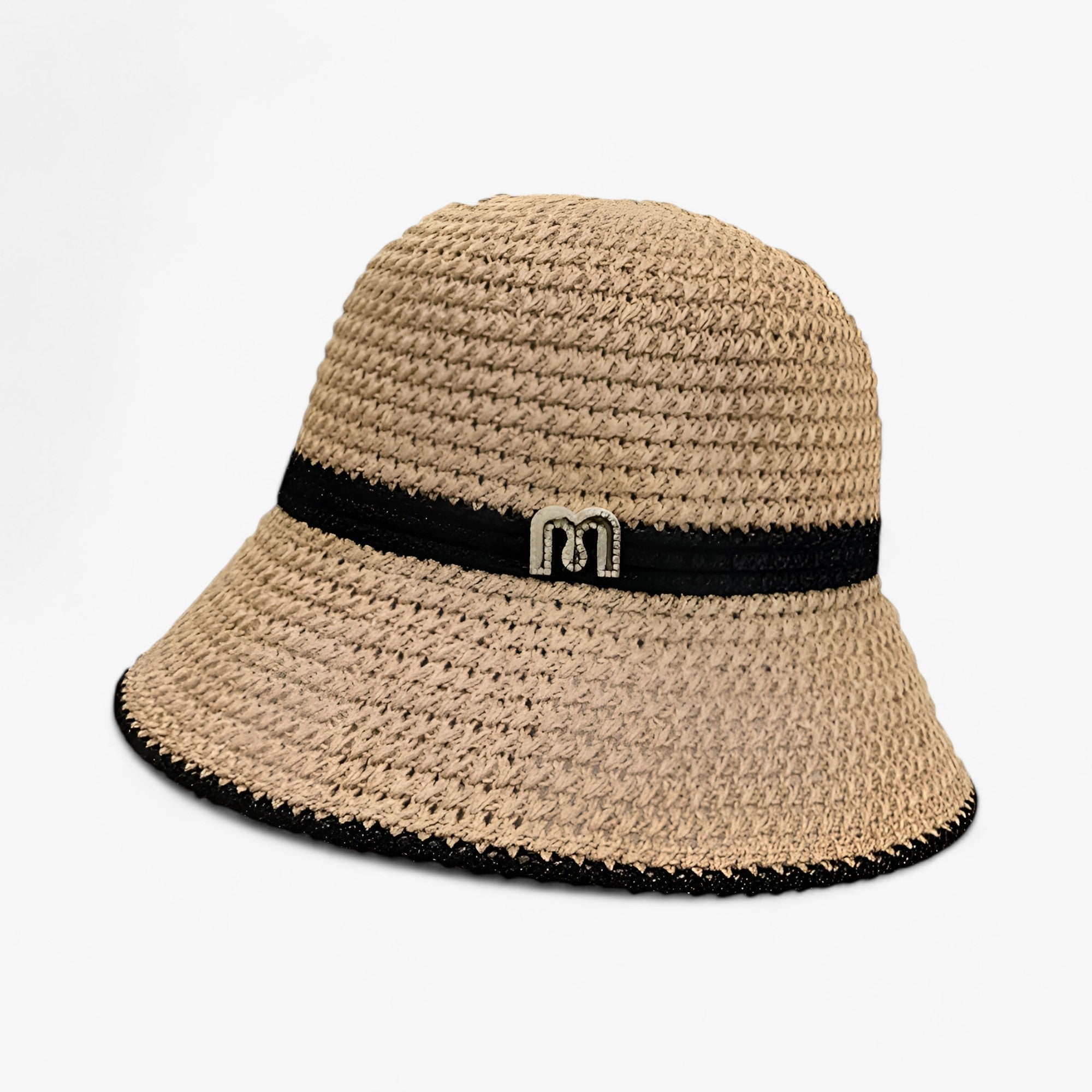 Trendy solhatt med bred skärm – Nele