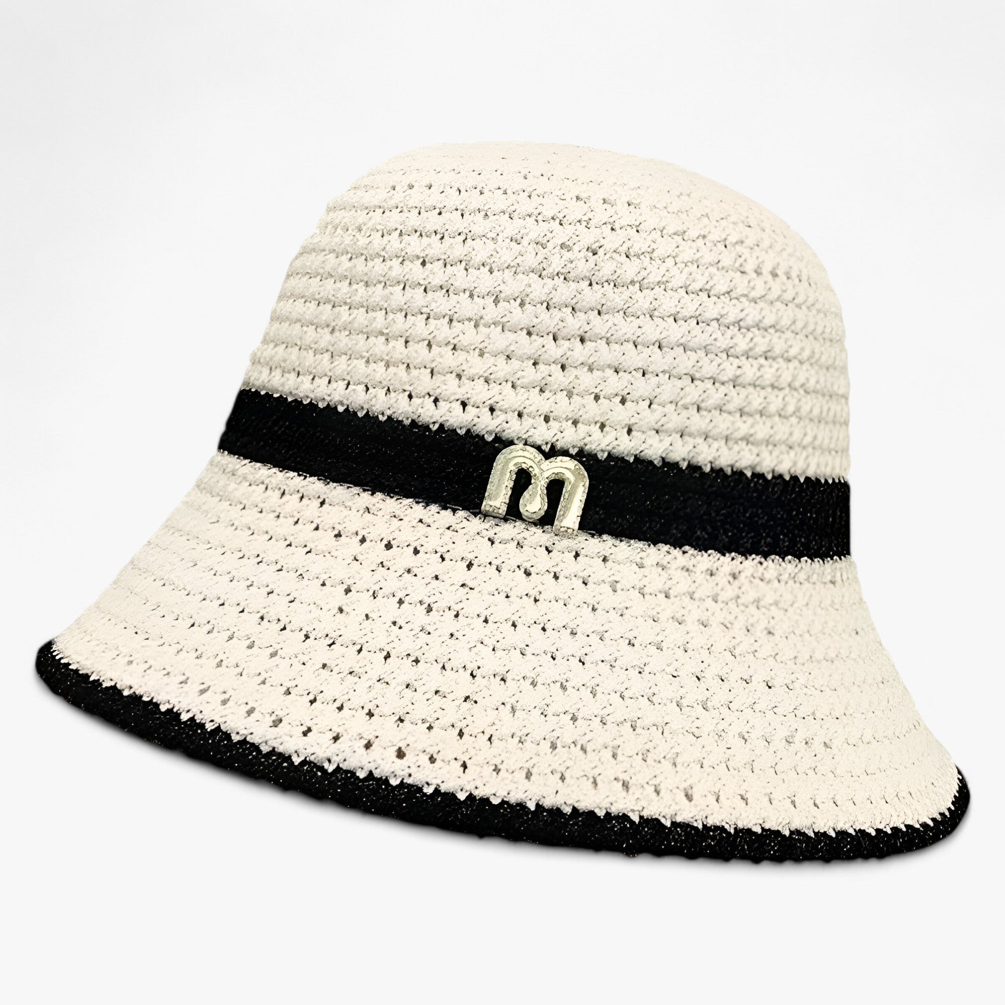 Trendy solhatt med bred skärm – Nele