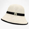 Trendy solhatt med bred skärm – Nele