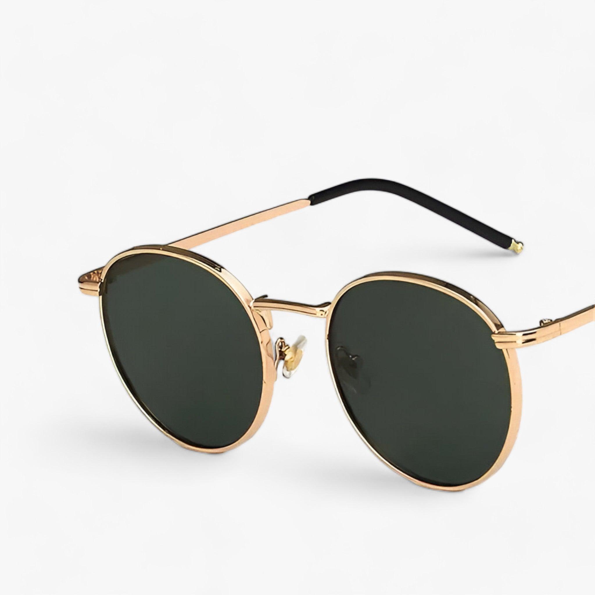 Unisex Designer Solglasögon med Runda Linser – Nova