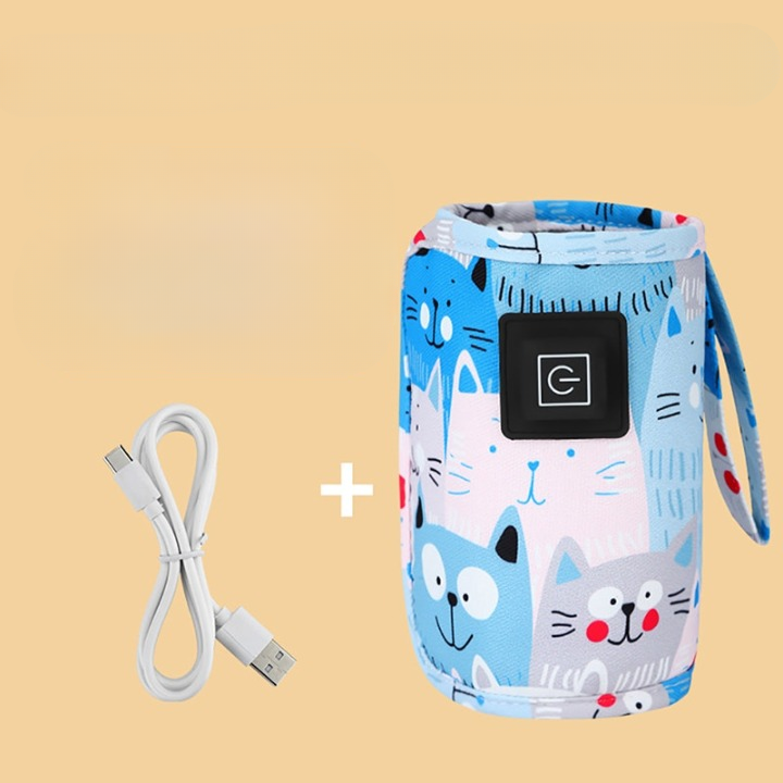 Portabel USB-flaskvärmare – WarmEase