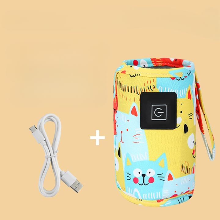 Portabel USB-flaskvärmare – WarmEase