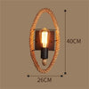 Vintage Vägglampa – RusticRope