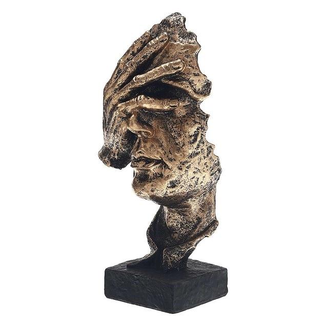 Abstrakt Guldskulptur – Soren