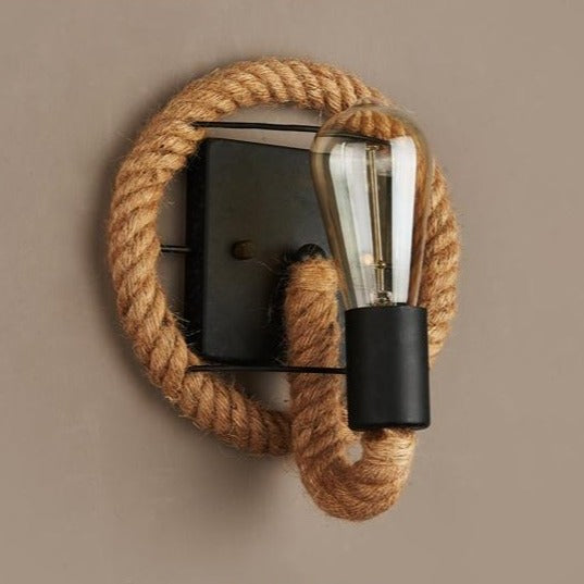 Vintage Vägglampa – RusticRope
