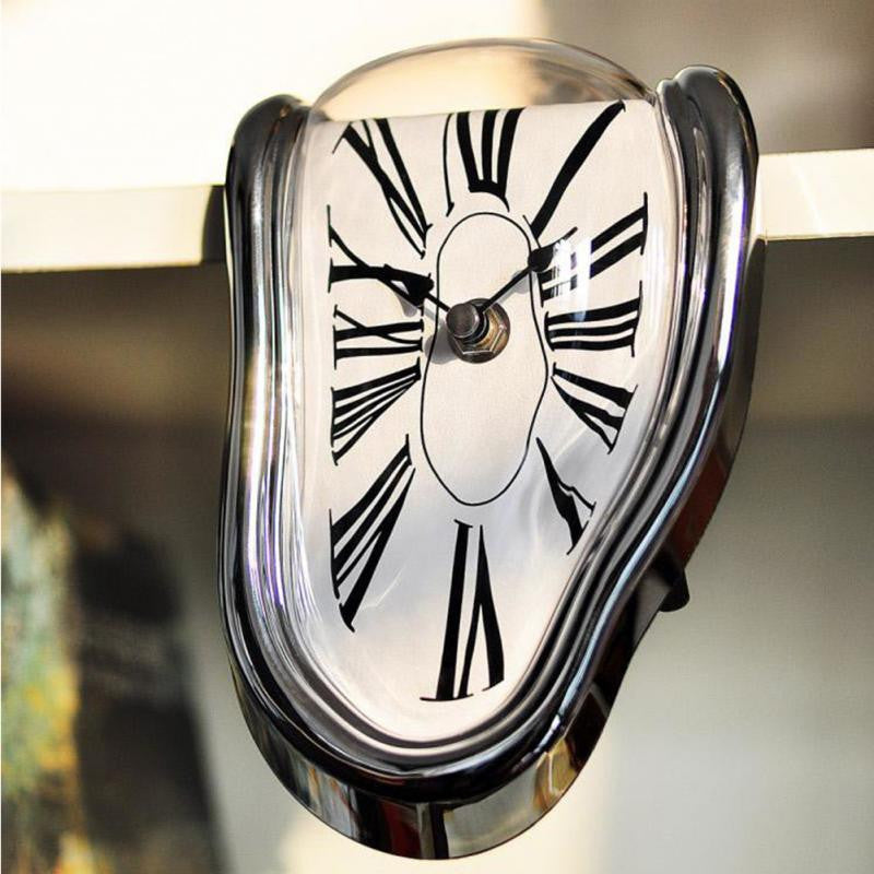 PrestigeTime Surreal Väggklocka | Modern Konstklocka med Salvador Dalí-Inspirerad Design