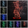 ToonLuxe 3D Nattlampa | Livlig Mickey & Minnie LED-sovrumslampa med fjärrkontroll