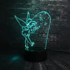 ToonLuxe 3D Nattlampa | Livlig Mickey & Minnie LED-sovrumslampa med fjärrkontroll