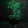 ToonLuxe 3D Nattlampa | Livlig Mickey & Minnie LED-sovrumslampa med fjärrkontroll