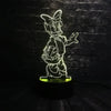 ToonLuxe 3D Nattlampa | Livlig Mickey & Minnie LED-sovrumslampa med fjärrkontroll