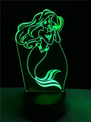 ToonLuxe 3D Nattlampa | Livlig Mickey & Minnie LED-sovrumslampa med fjärrkontroll