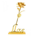 24 Karat vergoldete Rose | Inklusive Zertifikat und luxuriöser Geschenkbox