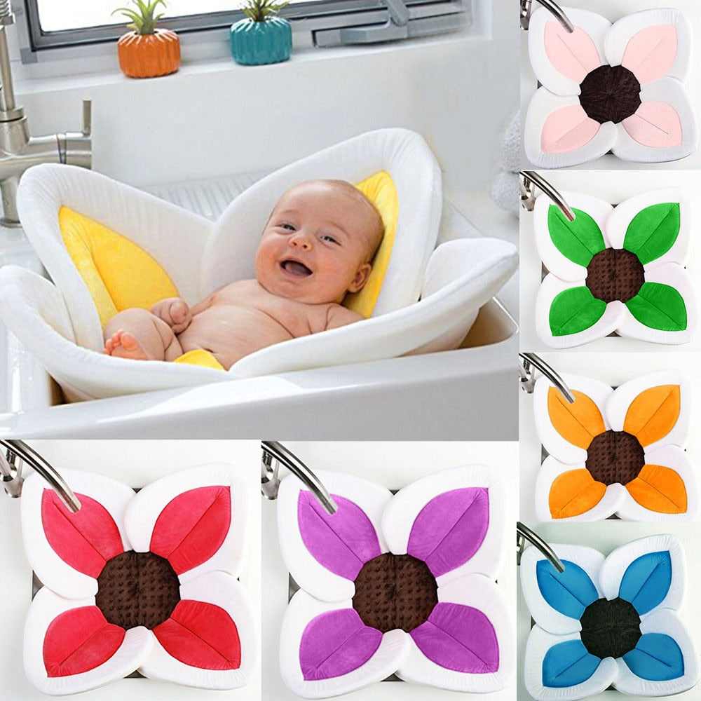 Mjuk Blomma Babybad för Handfat eller Resa – Kramblomma