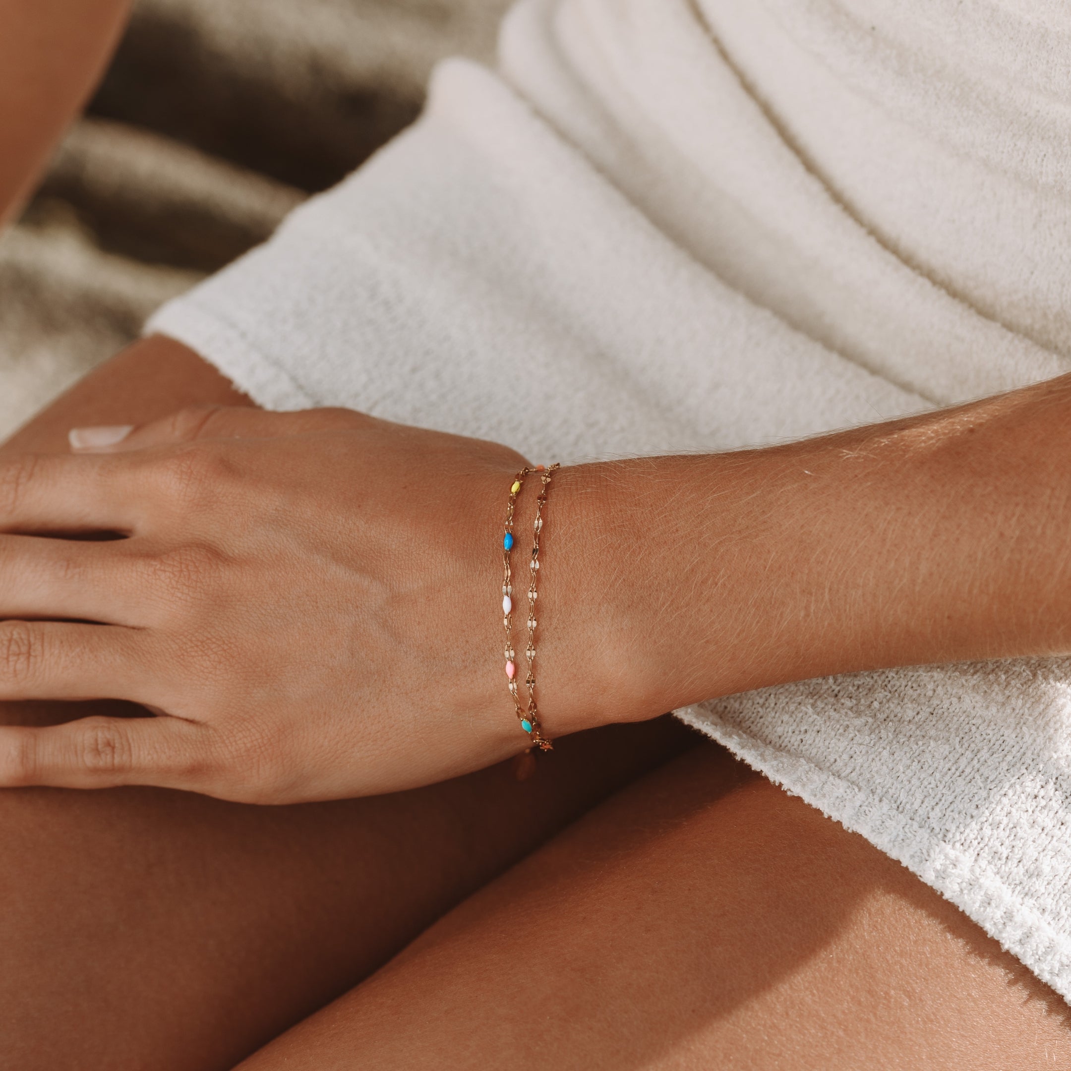 Regnbåge Dainty Armband - Elise