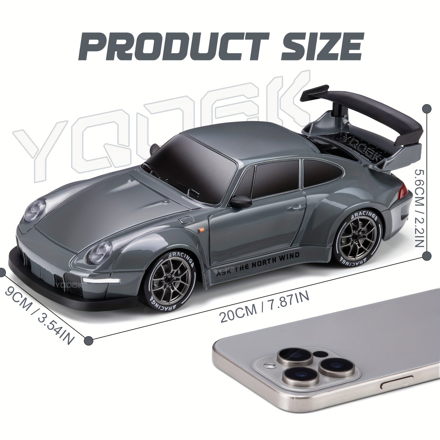 Ultimate Drift Racer 1:24 - RC Bil med Ljusande Hjul