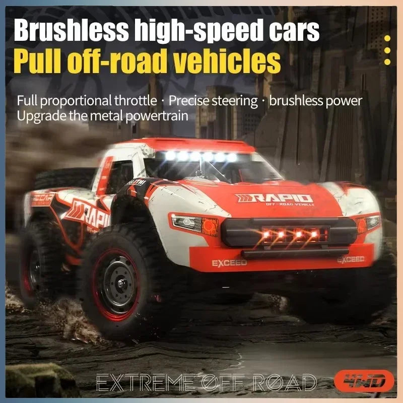 RC Monstertruck - 1:16 - 70KM/H | Borstlös Motor | Driftleksak