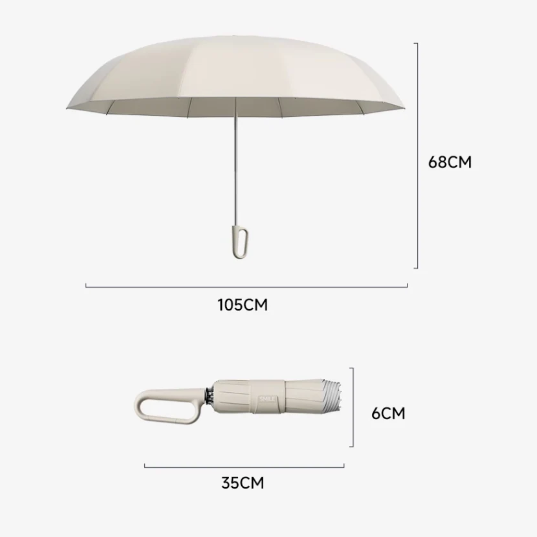 Ultra Vindbeständig Paraply - StormShield Reflekterande