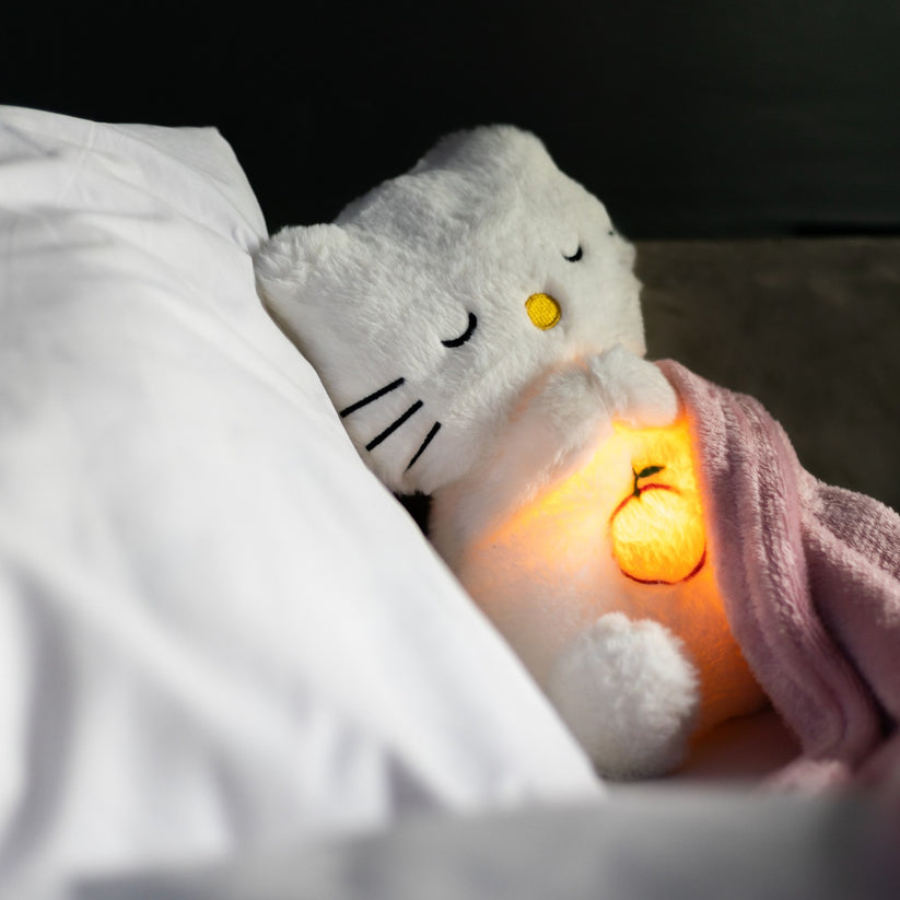 Lugnande Plush Kramdjur med Andningsrytm & Söljljud – Snoozie