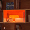 Retro Svamp Bordslampa – Orange | Stilig Stämningsbelysning