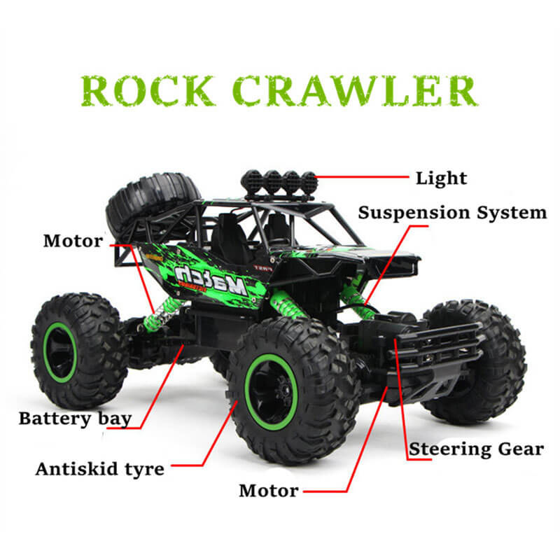 Maygo Offroad RC Bil - 4x4 Fjärrstyrt Fordon