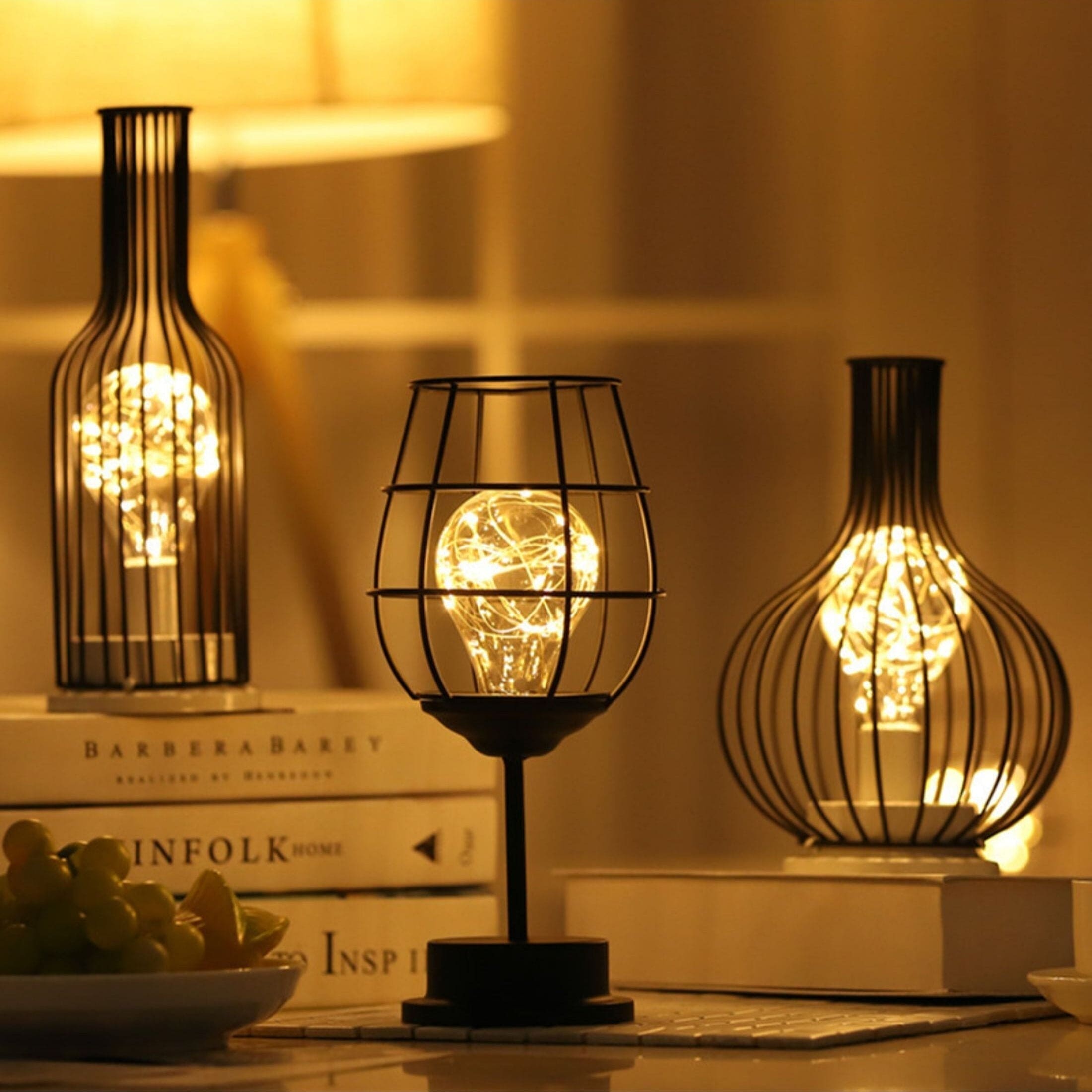 GlowPulse | Rustik Bordslampa | Industriell Design & Stämningsbelysning