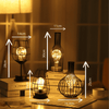 GlowPulse | Rustik Bordslampa | Industriell Design & Stämningsbelysning
