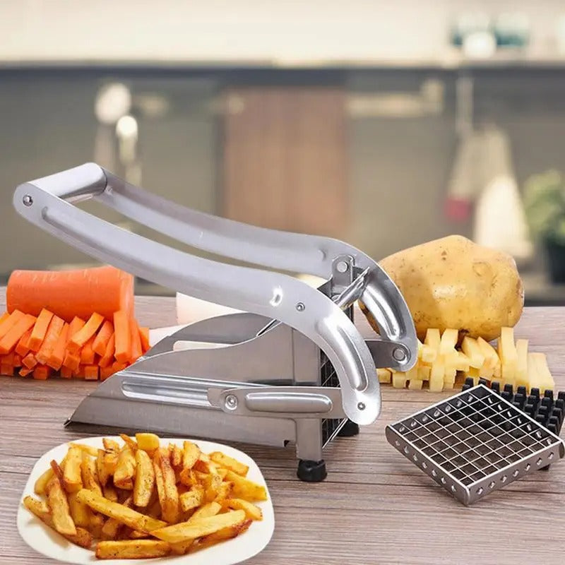 SmartFries Pommesfrites-skärmaskin - RVS - Utbytbara Knivar