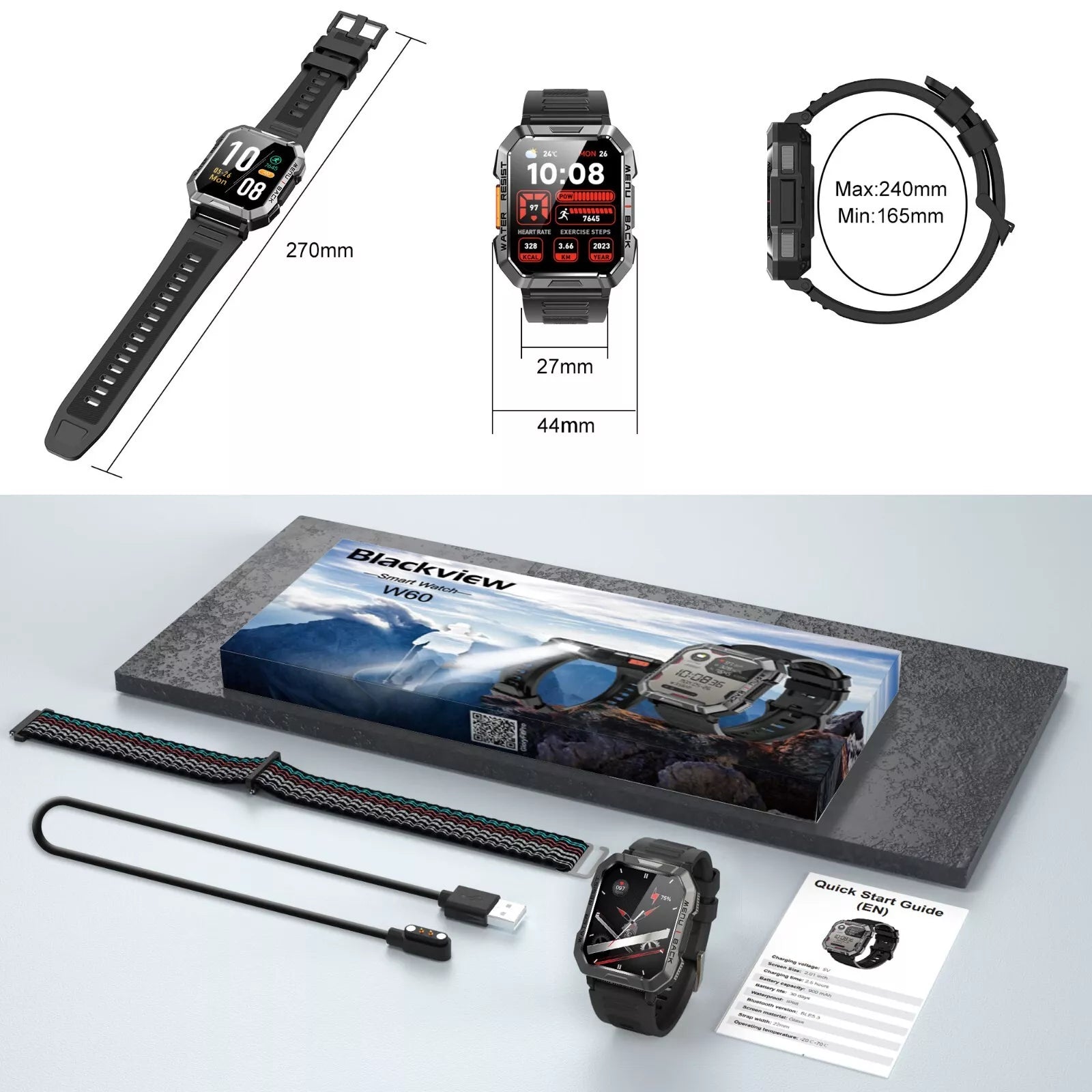Robust Smartwatch för Äventyrare - TrailMate