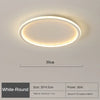 Skandinavisk Rund LED Taklampa - Elegant Design