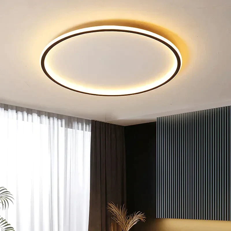Skandinavisk Rund LED Taklampa - Elegant Design