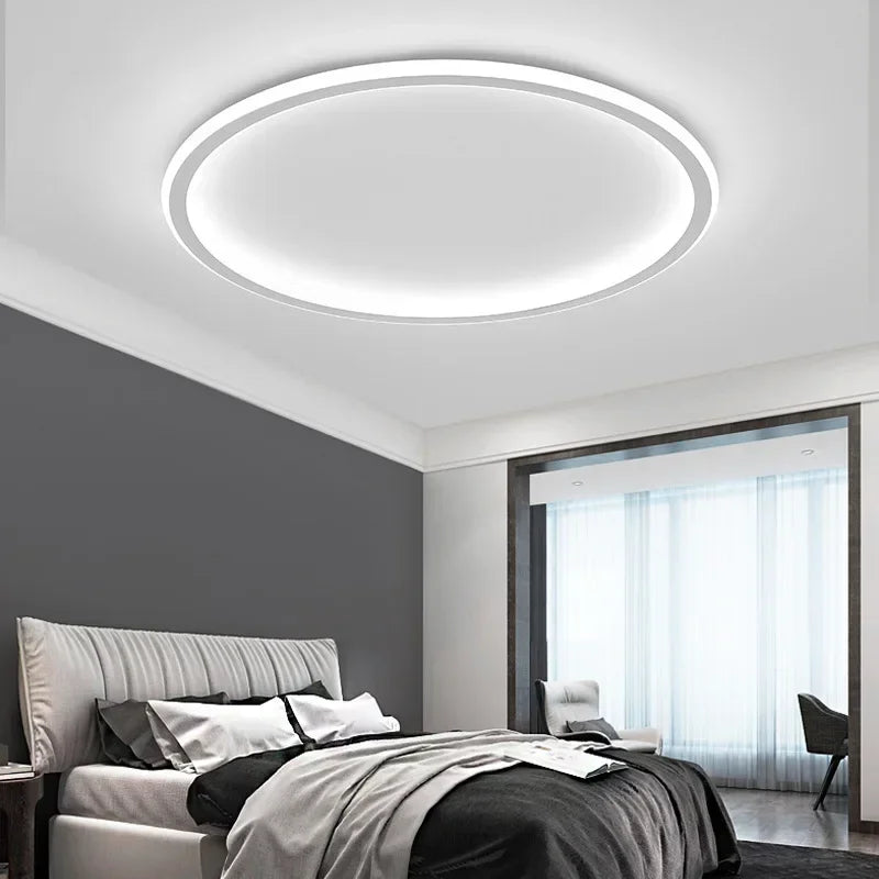 Skandinavisk Rund LED Taklampa - Elegant Design