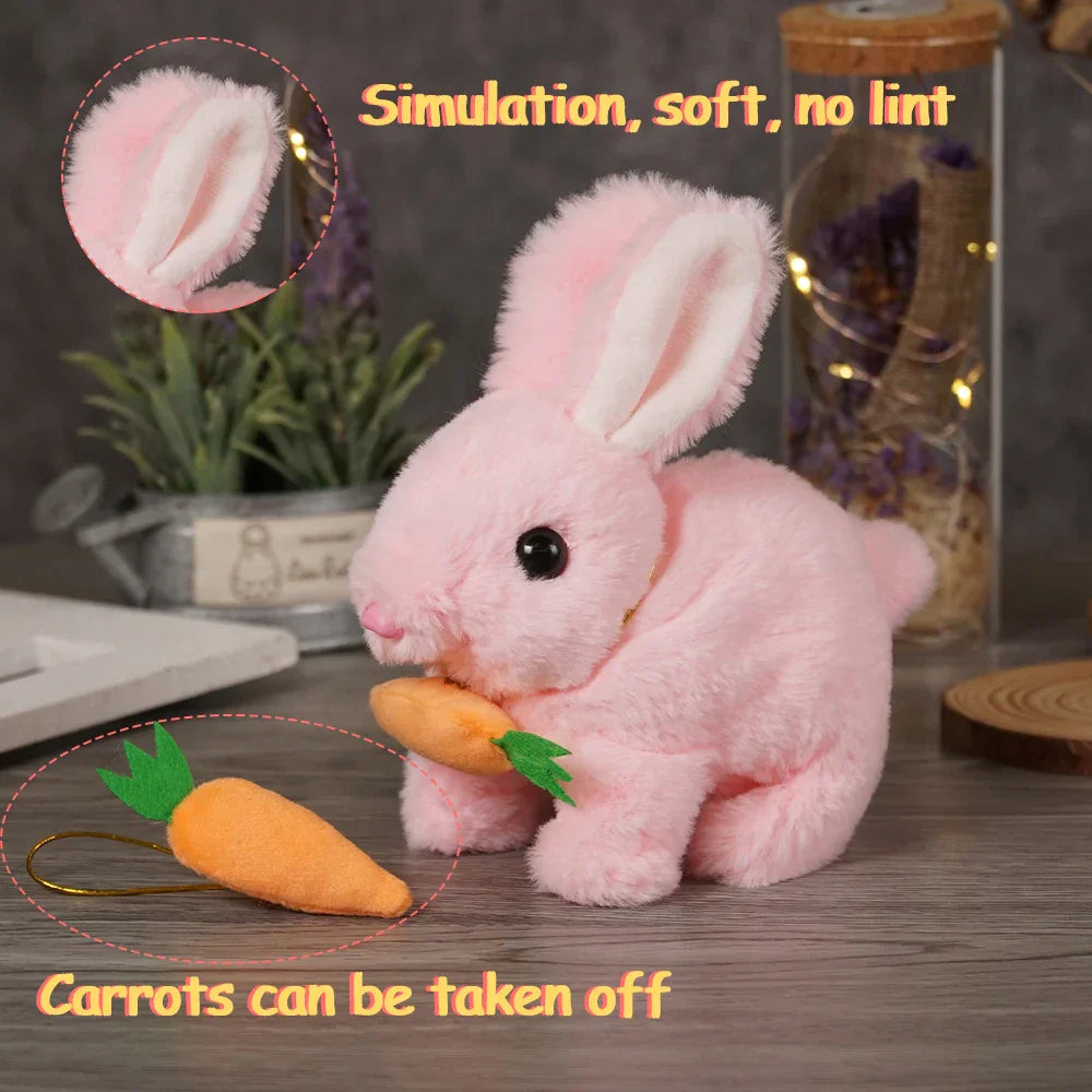Springlevande Plush Kanin - Utbildande och Stämningsfull