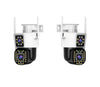 Set med 2 säkerhetskameror med dubbla linser – DualGuard Max 2-Pack