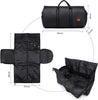Konvertibel PU-läder Garment Duffel – Carry-On Weekend Resväska
