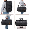 Konvertibel PU-läder Garment Duffel – Carry-On Weekend Resväska