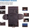 Konvertibel PU-läder Garment Duffel – Carry-On Weekend Resväska