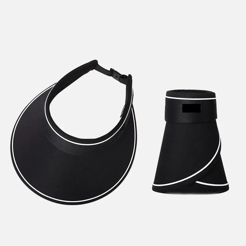 Trendig Uppvikbar Solhatt med Extra Skydd – FoldSun Pro