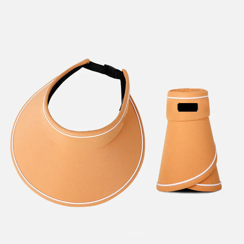 Trendig Uppvikbar Solhatt med Extra Skydd – FoldSun Pro