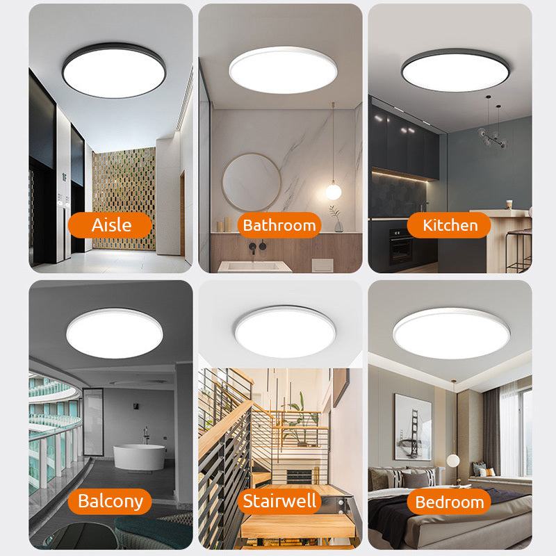Platt LED Taklampa - Slank & Modern Design för Varje Rum