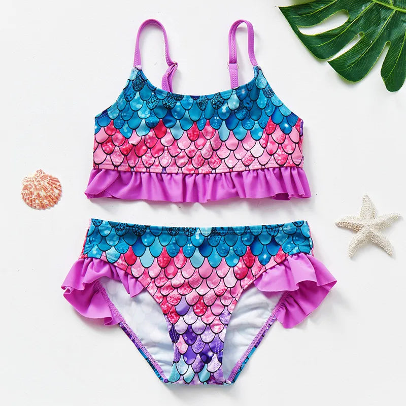 Mini Fashion - Snabbtorkande Bikini Set för Barn