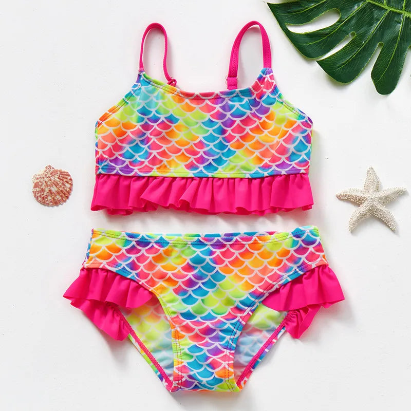 Mini Fashion - Snabbtorkande Bikini Set för Barn