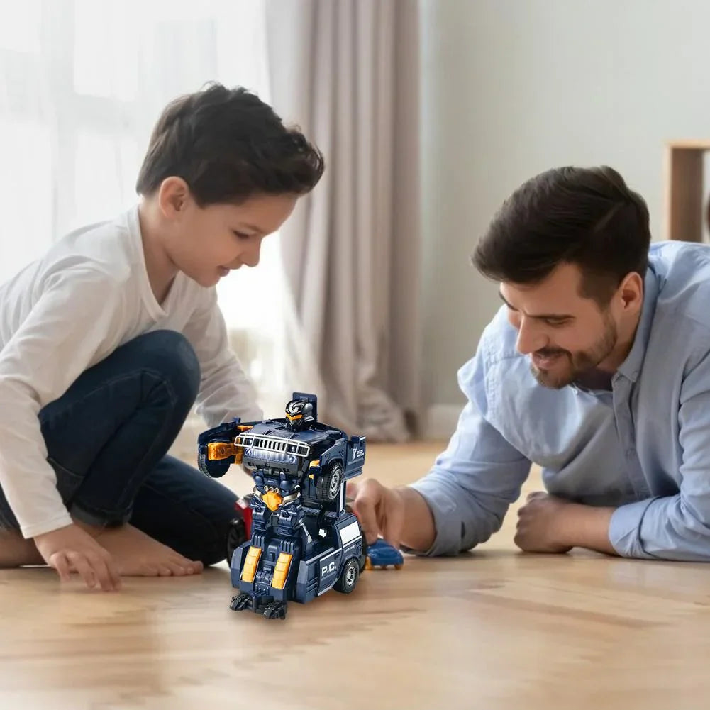 Transformerande Robotbil | Polisbil och Robotleksak