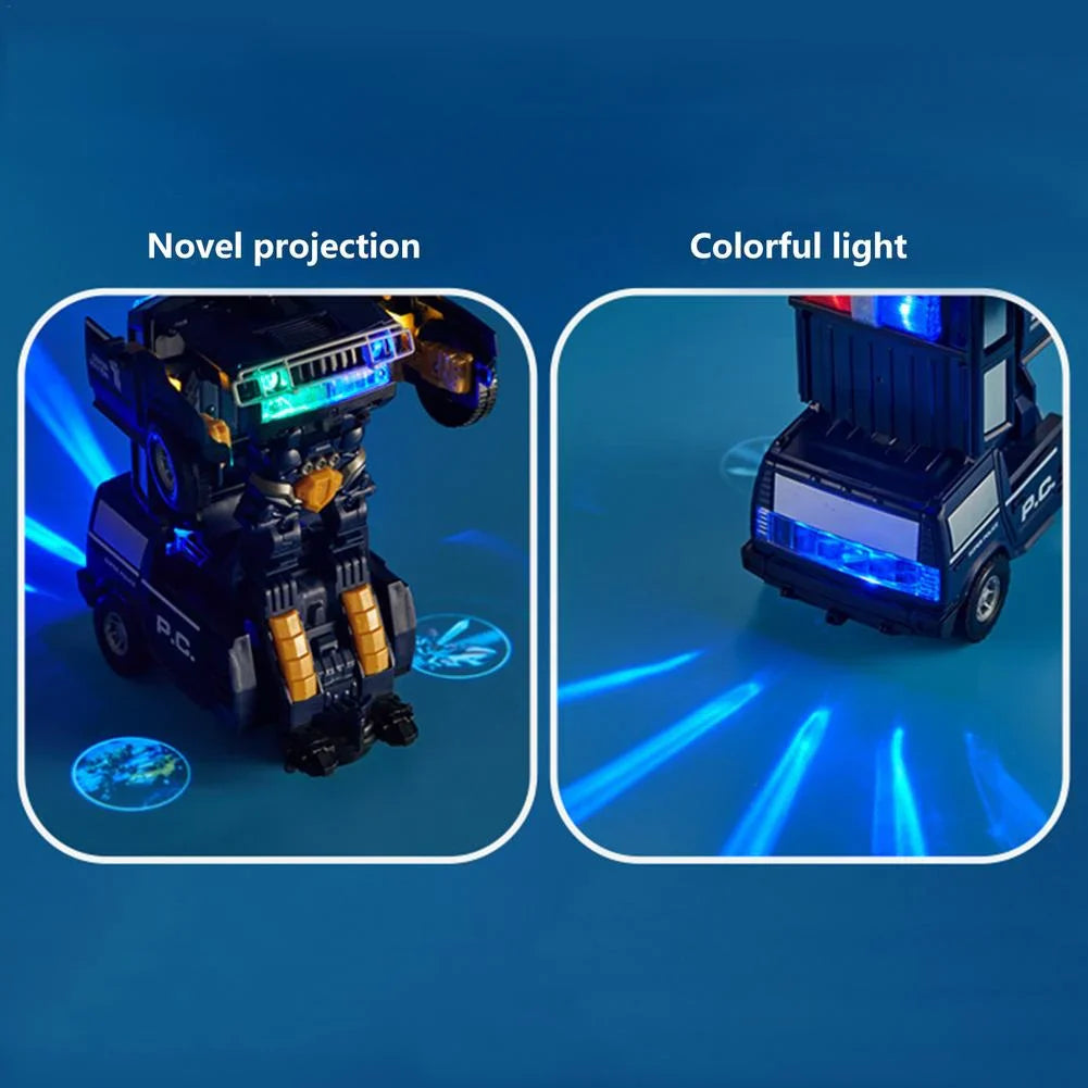 Transformerande Robotbil | Polisbil och Robotleksak